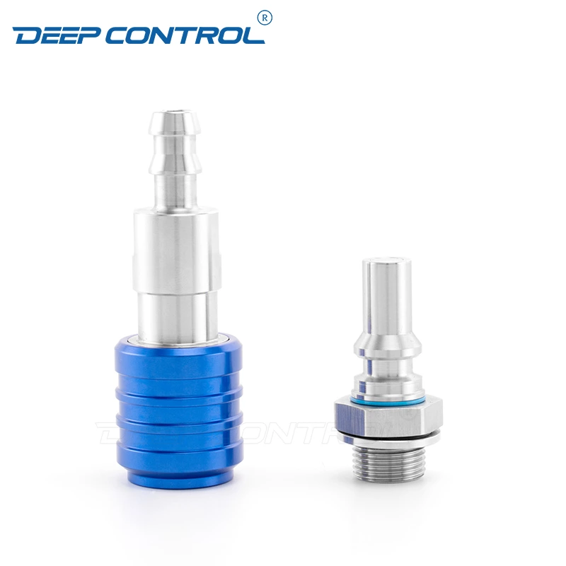 Stainless Steel Cooling Water Liquid Data Center Universal Quick Disconnects UQD02 UQD04 UQD06 UQD08 UQD Socket Nipple