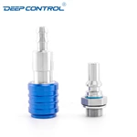 Stainless Steel Cooling Water Liquid Data Center Universal Quick Disconnects UQD02 UQD04 UQD06 UQD08 UQD Socket Nipple