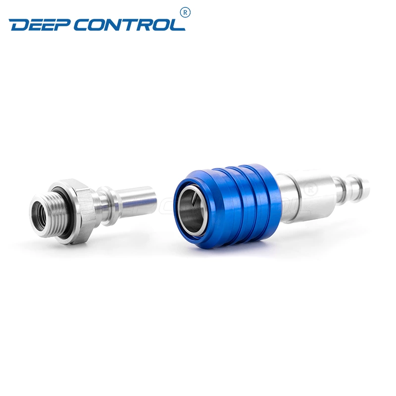 Stainless Steel Cooling Water Liquid Data Center Universal Quick Disconnects UQD02 UQD04 UQD06 UQD08 UQD Socket Nipple
