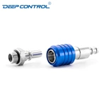 Stainless Steel Cooling Water Liquid Data Center Universal Quick Disconnects UQD02 UQD04 UQD06 UQD08 UQD Socket Nipple