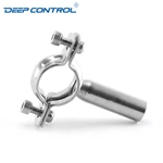 Data Center Liquid Water Cooling Hygienic Stainless Steel Weld Heavy Duty Pipe Holder