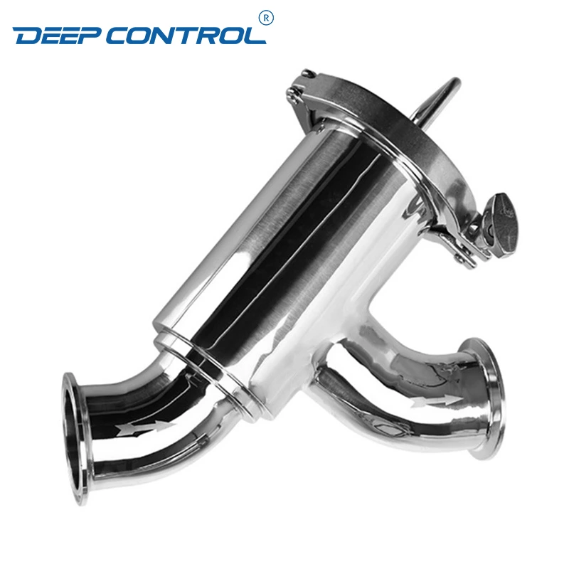 Hygienic Stainless Steel Tri Clamp Y-Type Filter for Data Center Cooling Water