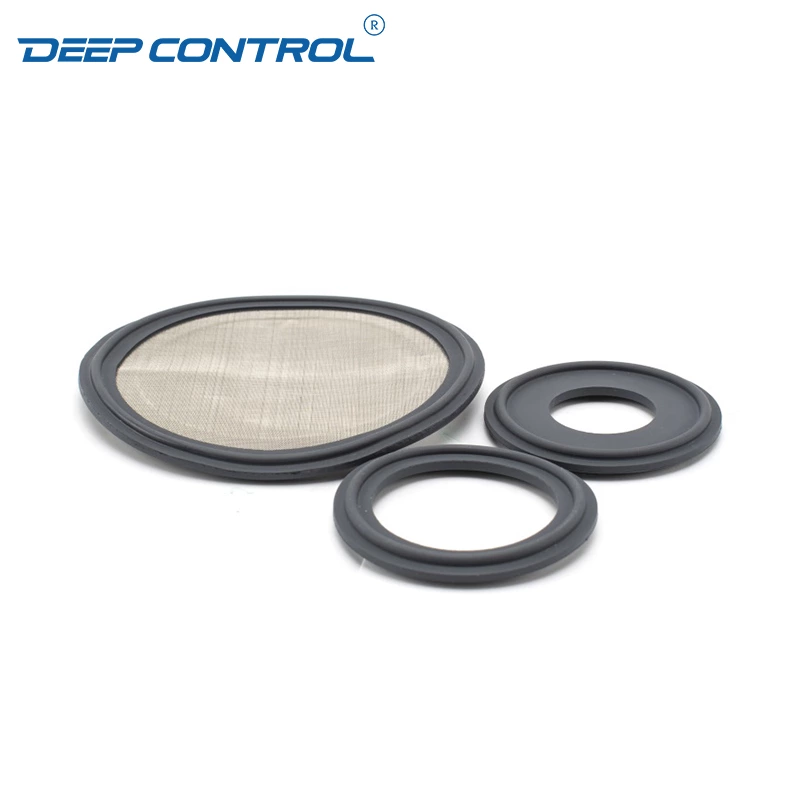 Sanitary FDA Viton Gasket With Stainless Steel Net For Hygienic Data Center Liquid Water Cooling Clamp Ferrule