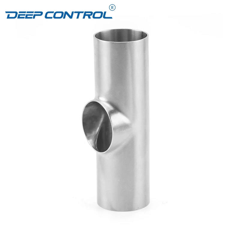 Hygienic Cooling Water Data Center Stainless Steel Butt Weld 3A SMS DIN AS BS Welding Short Tee