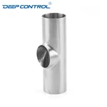 Hygienic Cooling Water Data Center Stainless Steel Butt Weld 3A SMS DIN AS BS Welding Short Tee