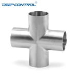 Hygienic Water Cooling Liquid Data Center Sanitary Stainless Steel Welding 3A SMS DIN AS BS Equal Cross