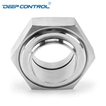 Data Center Liquid Cooling Water Hygienic Stainless Steel Sanitary BSM RJT Liner Male Hex Nut Complete Union