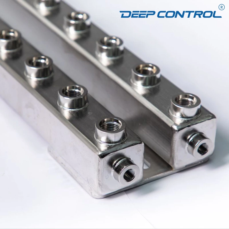 Data Center Liquid Cooling Water Hygienic Data Center Water Distribution Stainless Steel SS304 Manifold