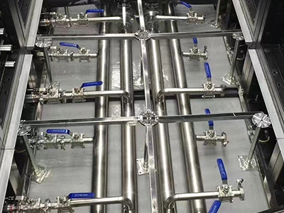 Hygienic Data Center Liquid Cooling Water Stainless Steel Tri Clamp Male BSPT NPT Distribution Water Manifold