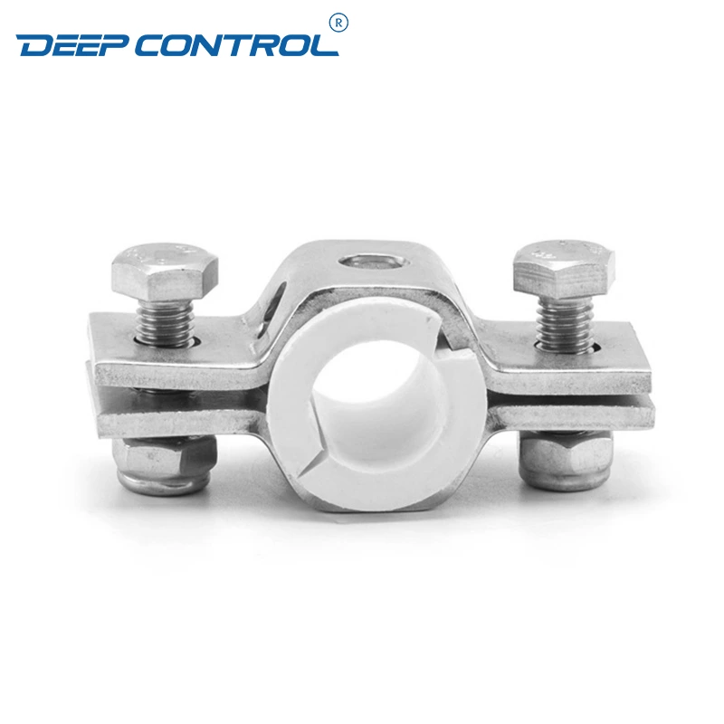 Cooling Water Data Center Sanitary Stainless Steel Hexagon Pipe Hanger With White PVC Insert