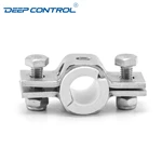 Cooling Water Data Center Sanitary Stainless Steel Hexagon Pipe Hanger With White PVC Insert
