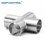 Hygienic Water Cooling Liquid Data Center Sanitary Stainless Steel Welding 3A SMS DIN AS BS Equal Cross