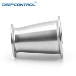 Hygienic Water Cooling Liquid Data Center Stainless Steel Sanitary 3A SMS DIN AS BS Tri Clamp Concentric Reducer