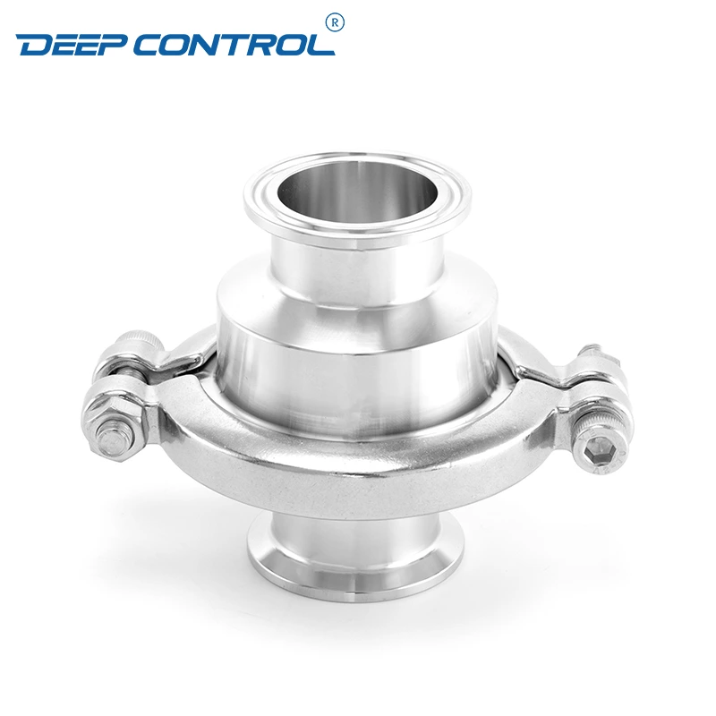 Data Center Liquid Cooling Water Stainless Steel Sanitary Tri Clamp No Return Check Valve With High Pressure Clamp