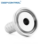 Data Center Liquid Cooling Water Hygienic Stainless Steel Sanitary Tri Clover Clamp Barb Hose Adapter