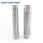 Liquid Cooling Water Leak Free Energy Storage Stainless Steel Hygienic Weld Tri-Clamp Braided Flexible Bellow Metal Pipe