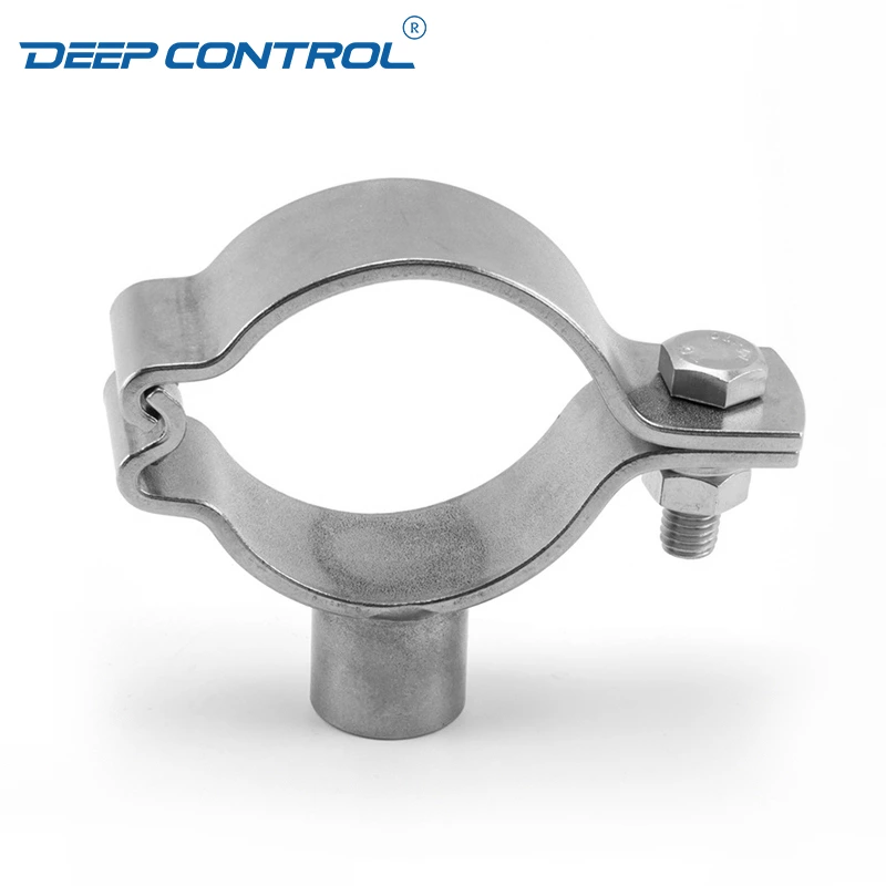 Data Center Liquid Cooling Water Sanitary Stainless Steel Bossed Clamp Pipe Hanger