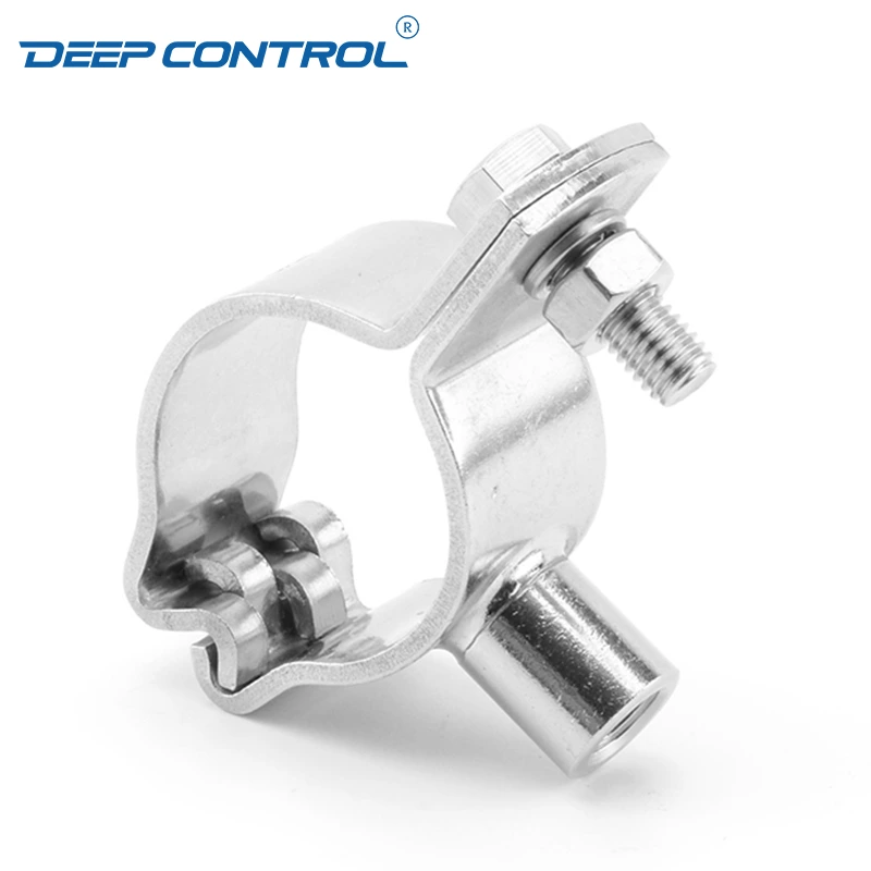 Data Center Liquid Cooling Water Sanitary Stainless Steel  Pipe Hanger M10 Bossed Clamp