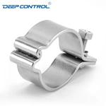 Data Center Liquid Cooling Water Stainless Steel Hygienic Pipe Hanger Plain Clamp