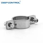 Cooling Water Data Center Hygienic Stainless Steel Round Pipe Hanger Without Base