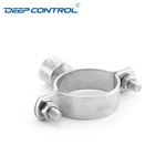Hygienic Stainless Steel Data Center Cooling Water Pipe Hanger Saddle Clip With BSP Socket