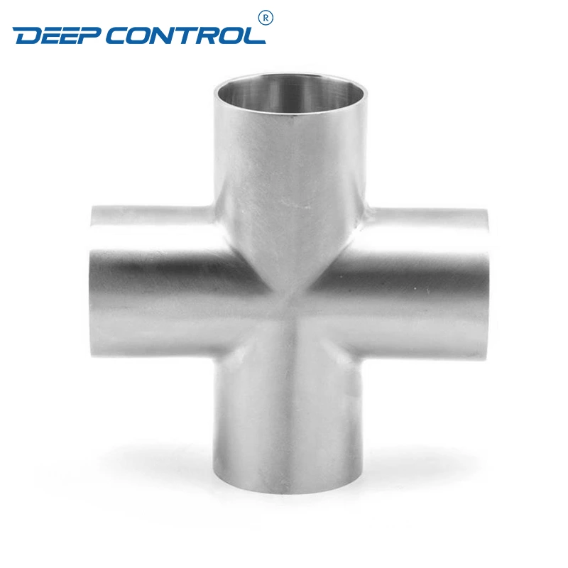 Hygienic Water Cooling Liquid Data Center Sanitary Stainless Steel Welding 3A SMS DIN AS BS Equal Cross