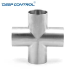 Hygienic Water Cooling Liquid Data Center Sanitary Stainless Steel Welding 3A SMS DIN AS BS Equal Cross