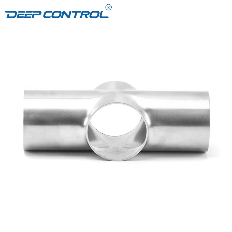 Sanitary Cooling Water Data Center Stainless Steel Hygienic Butt Weld 3A SMS DIN AS BS Equal Short Cross