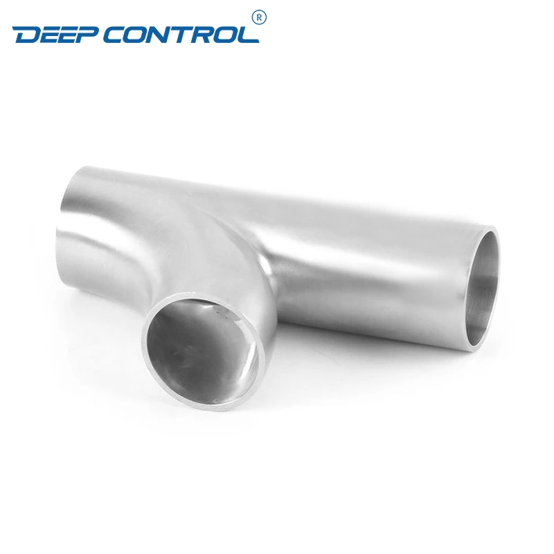 Sanitary Cooling Water Data Center Stainless Steel Hygienic Butt Weld 3A SMS DIN AS BS Welding Y Type Tee