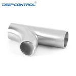 Sanitary Cooling Water Data Center Stainless Steel Hygienic Butt Weld 3A SMS DIN AS BS Welding Y Type Tee