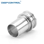 Data Center Liquid Cooling Water Sanitary Stainless Steel Hygienic Tri Clamp Ferrule Rubber Barb Hose