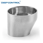 Sanitary Data Center Cooling Water Hygienic 3A SMS DIN AS BS Stainless Steel Eccentric Reducer With Straight End