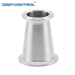 Hygienic Water Cooling Liquid Data Center Stainless Steel Sanitary 3A SMS DIN AS BS Tri Clamp Concentric Reducer