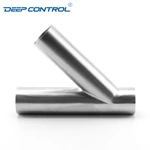 Data Center Liquid Water Cooling  Sanitary Stainless Steel Hygienic 3A SMS DIN BS AS Lateral Weld Y Tee