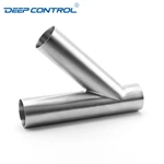 Data Center Liquid Water Cooling  Sanitary Stainless Steel Hygienic 3A SMS DIN BS AS Lateral Weld Y Tee