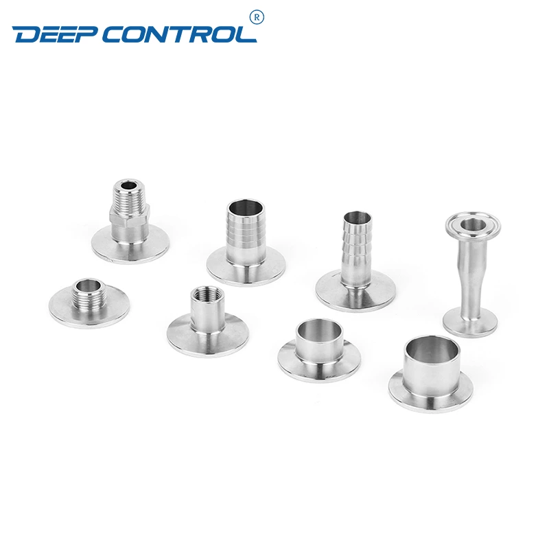 Sanitary Data Center Liquid Cooling Water Stainless Steel Hygienic Tri Clover BSPT NPT Hose Rubber Ferrule