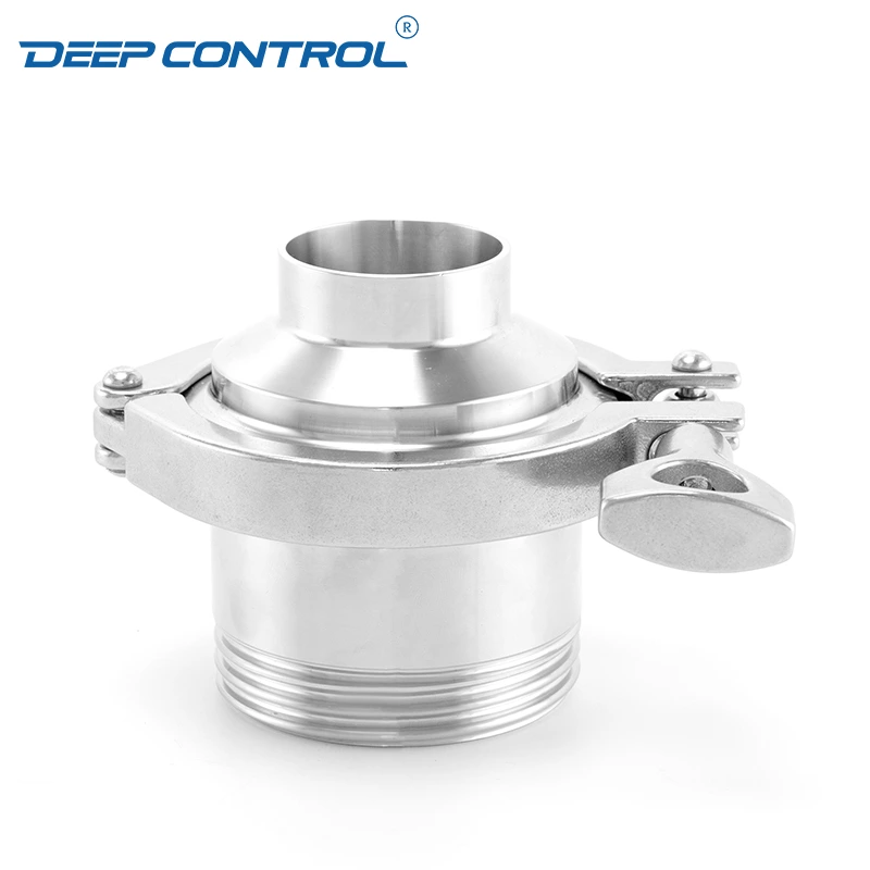 Sanitary Stainless Steel Data Center Liquid Cooling Water Male Butt-weld End Check Valve