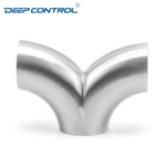 Sanitary Data Center Water Cooling  Stainless Steel Hygienic Butt Weld 3A SMS DIN AS BS Double Bend