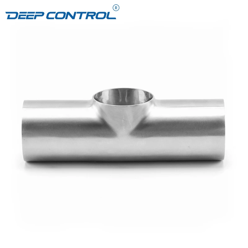 Hygienic Cooling Water Data Center Stainless Steel Butt Weld 3A SMS DIN AS BS Welding Short Tee