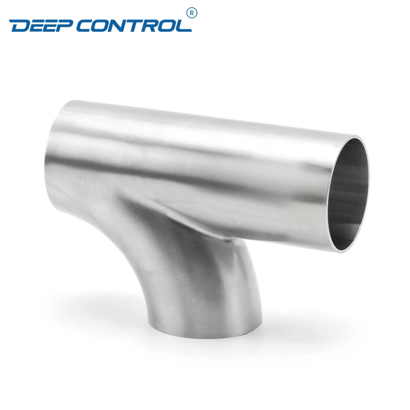 Sanitary Cooling Water Data Center Stainless Steel Hygienic Butt Weld 3A SMS DIN AS BS Welding Y Type Tee