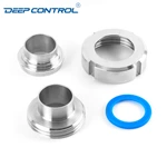 Sanitary Water Cooling Liquid Data Center Hygienic Stainless Steel DIN Liner Male Nut Long DIN11851 Union