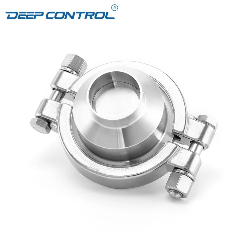 Hygienic Direct to Chip Liquid Cooling Stainless Steel Butt Weld Welding Check Valve With High Pressure Clamp