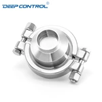 Hygienic Direct to Chip Liquid Cooling Stainless Steel Butt Weld Welding Check Valve With High Pressure Clamp