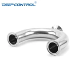 Data Center Liquid Cooling Water Hygienic Stainless Steel Sanitary 3A SMS DIN BS AS Tri Clamp U Type Tee