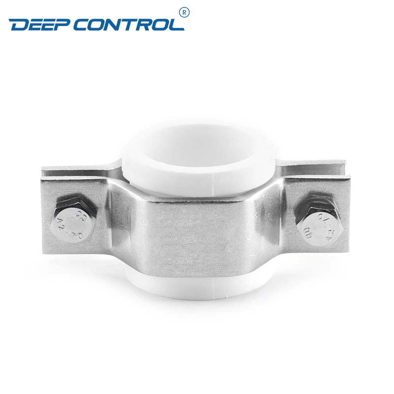 Stainless Steel Cooling Water Data Center Sanitary Hex Pipe Support With White PVC Insert
