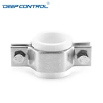 Stainless Steel Cooling Water Data Center Sanitary Hex Pipe Support With White PVC Insert