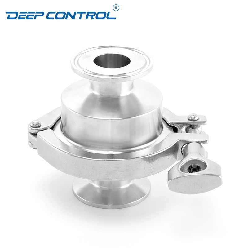 Liquid Water Cooling Data Center Hygienic Stainless Steel No Return Tri-Clamp Check Valve