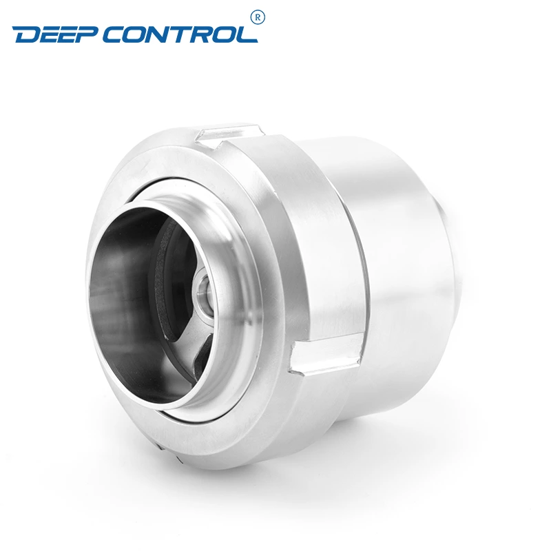 Stainless Steel Hygienic Data Center Liquid Cooling Water Sanitary Union Type No-Return Check Valve