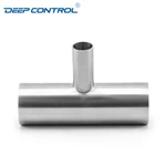 Sanitary Stainless Steel Data Center Liquid Cooling Water 3A SMS DIN AS BS Welding Reducing Tee