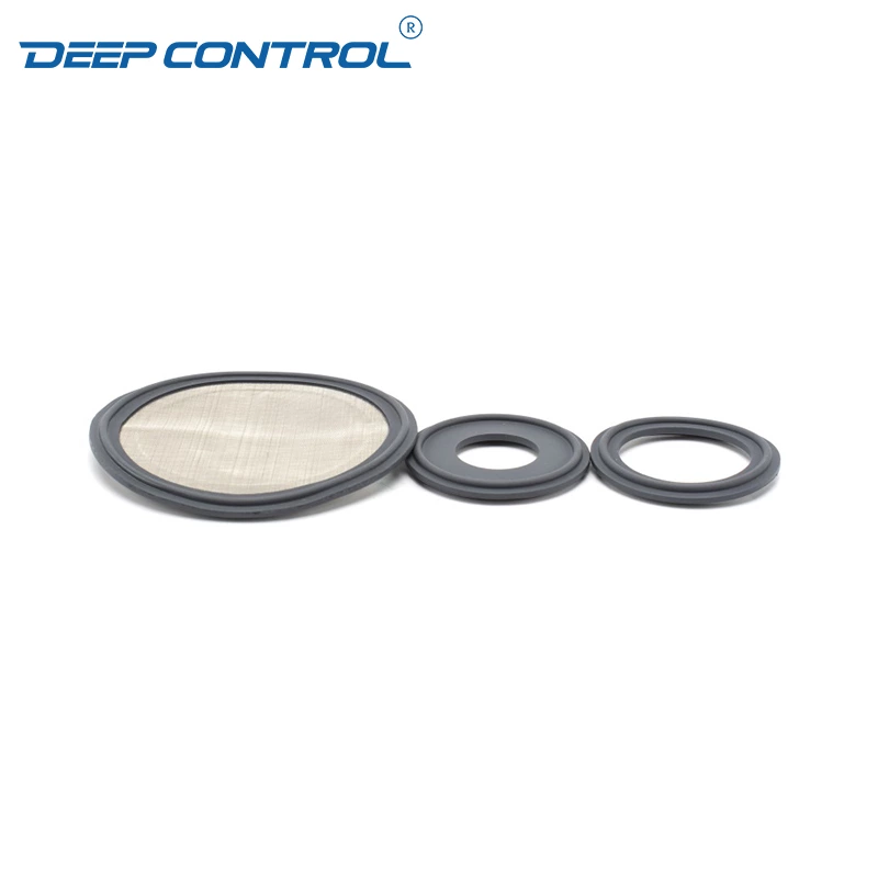 Sanitary FDA Viton Gasket With Stainless Steel Net For Hygienic Data Center Liquid Water Cooling Clamp Ferrule